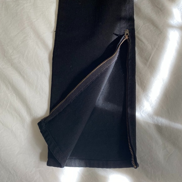 J Brand The Deal Mid-Rise Pencil Zipper Ankles Noir 27 (Never Worn!) - Picture 3 of 6